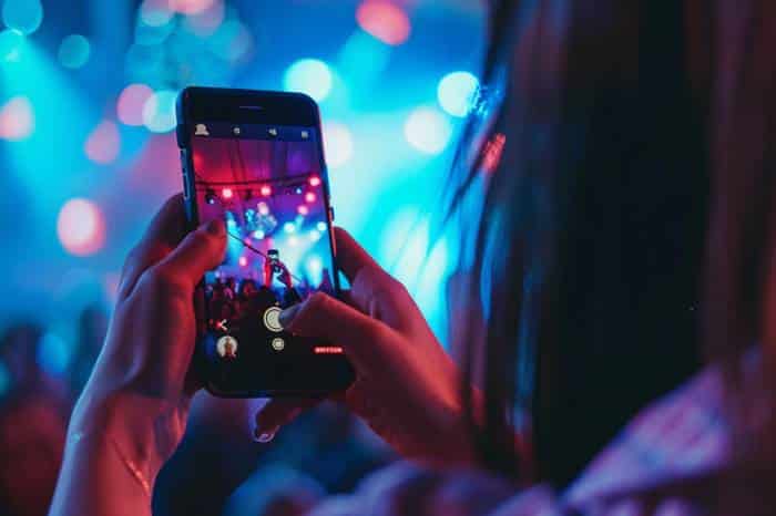 posting a video on social media